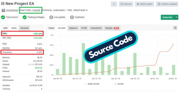 IS New Project EA MQ4 + Sets